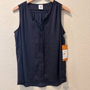 Cabi Midnight Navy Blue Sleeveless Finale Blouse Style 3438 Size Medium New Top